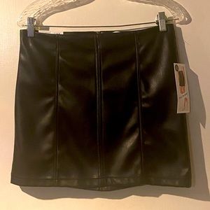 Women’s Faux Leather Skirt